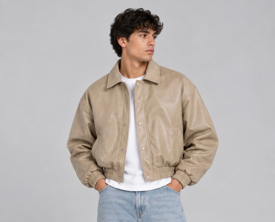 Semi sky Jacket over cropped