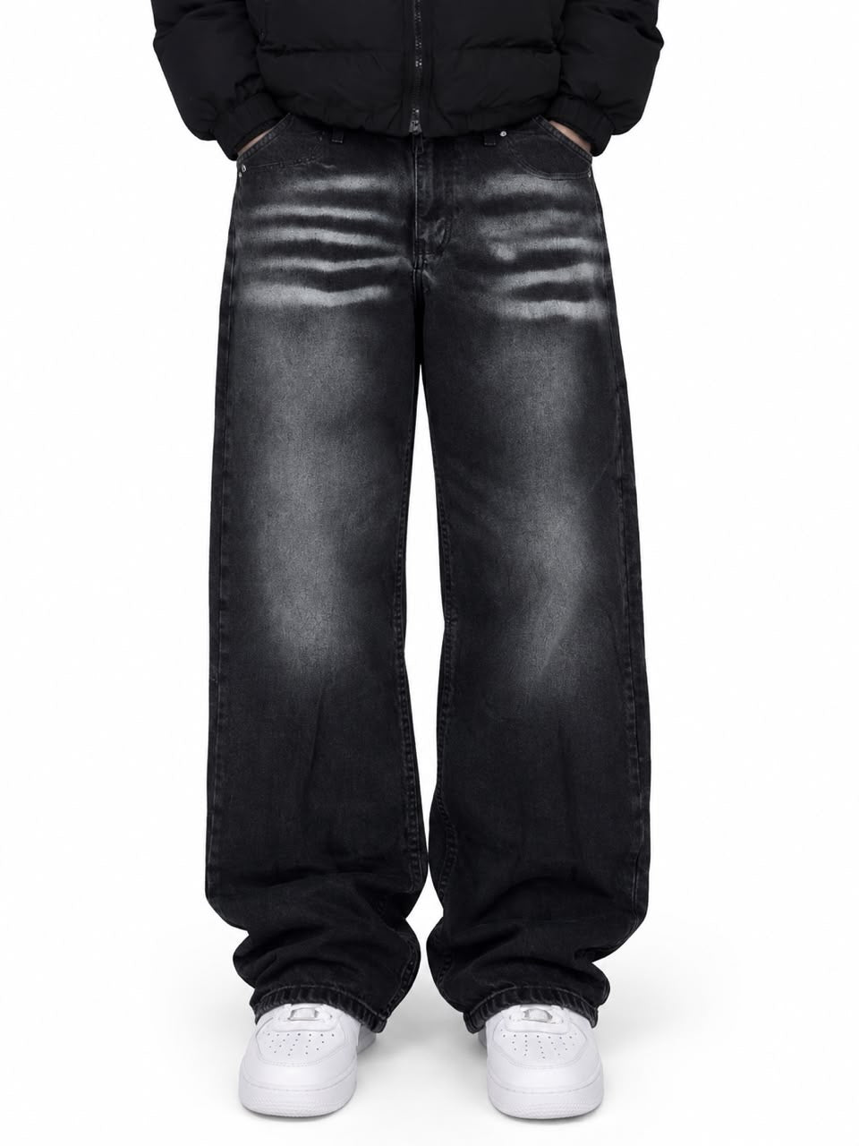 JEAN BLACK&MOSTACH بنطال فضفاض للغاية