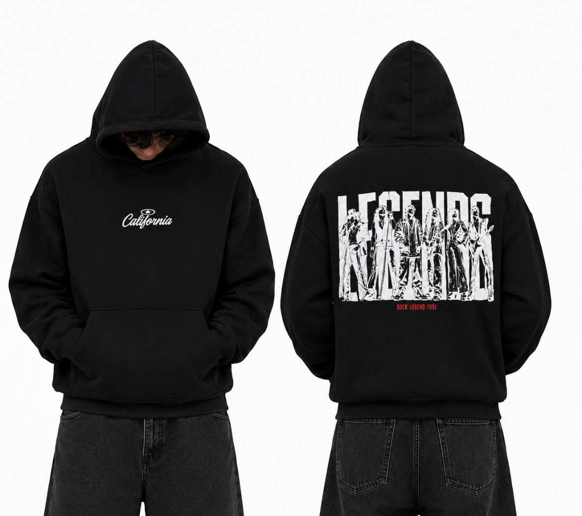 Hoodie legends over size