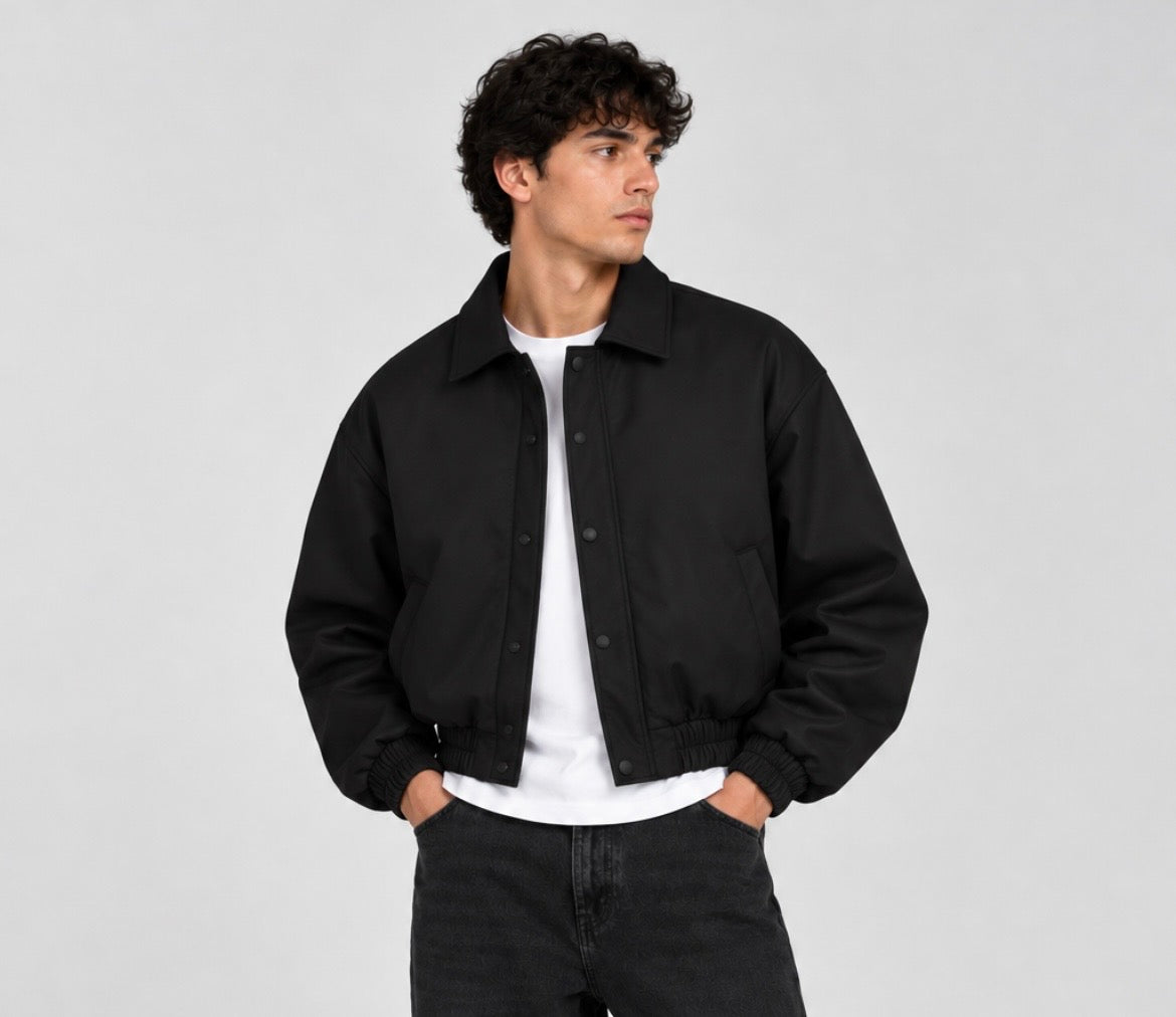 Semi sky Jacket over cropped
