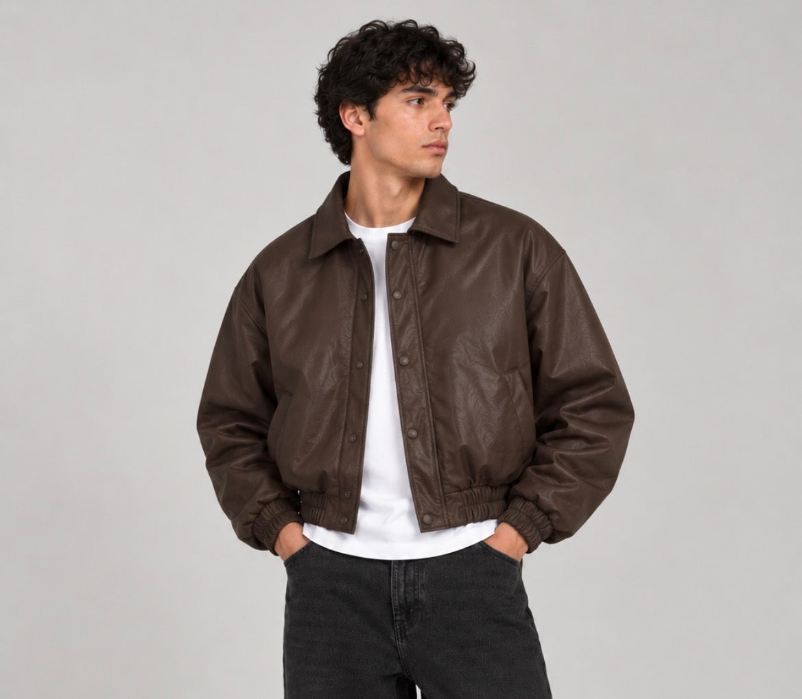 Semi sky Jacket over cropped