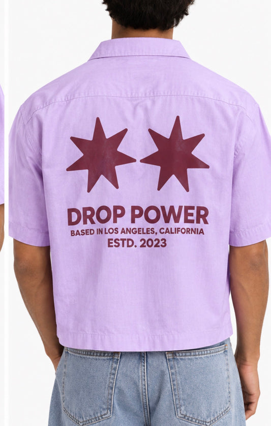 Chemise Demi Manche Croped DROP POWER