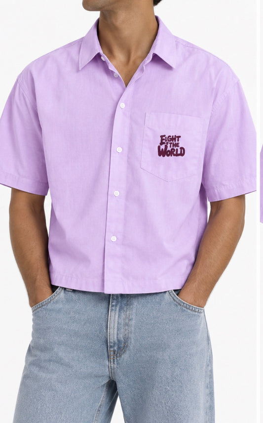 Chemise demi manche Croped Eight OF THE World